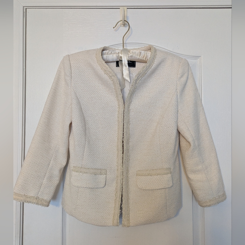 BCBG Cream Women's Jacket